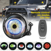Devil Eye LED Dynamic Ambient Light Modification Universal Car Motorcycle Lens Headlight_voghion.com