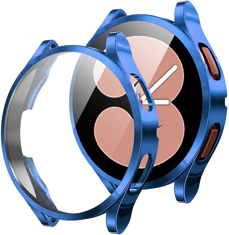 Abdeckung für Samsung Watch 4 40 mm 44 mm 46 HÜLLE Zubehör TPU-beschichteter Rundum-Displayschutz Galaxy Watch 4 Classic 42 mm 46 mm_voghion.com