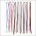 Children's performance colorful ponytail small dirty braid braid rope colorful hair extension rope color extension rope colorful dirty braid rope_voghion.com