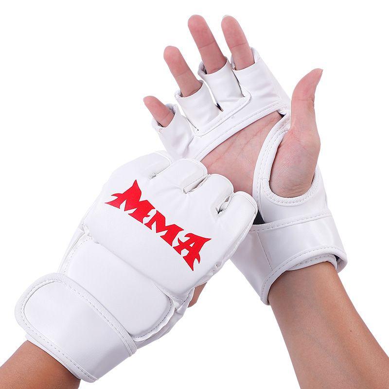 Professional Half-Finger Boxing Gloves - for Adults & Children, Suitable for Sanda, Fighting, UFC, Muay Thai, MMA Training_voghion.com