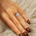 Fashion Geometric Diamond Super Shiny Oval Micro Paved Zircon Index Finger Simple Design Light Luxury Ring_voghion.com