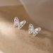 Dream Of The ~ Colorful Butterfly Zircon For Women Summer Exquisite Small Light Luxury Niche High-end Earrings_voghion.com