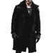 New Arrival European Style Men's Warm Coat With Shearling Lining Faux Shearling Fleece Coat_voghion.com