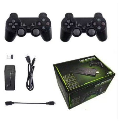 Console di gioco retrò wireless M8 per TV di casa - Sistema di gioco classico 4K HD con joystick, modalità a 2 giocatori, 64 GB/128 GB di spazio di archiviazione, Plug & Play_voghion.com