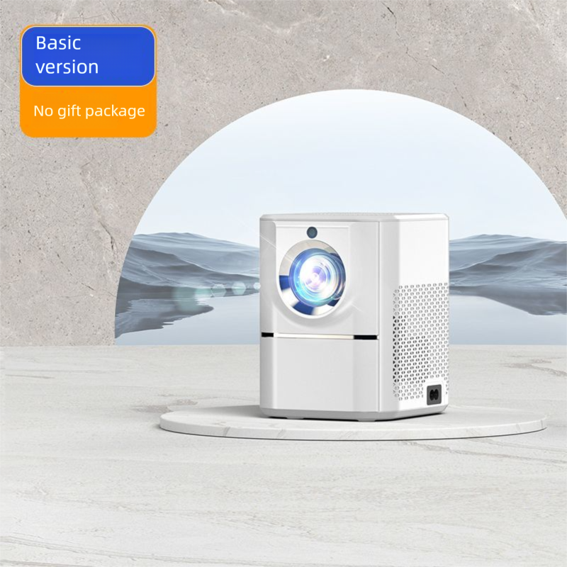 Nouveau projecteur Wi-Fi Ultra HD 2025, petit écran de téléphone portable, diffusion en dortoir, mise au point intérieure, machine de cinéma maison 5G_voghion.com