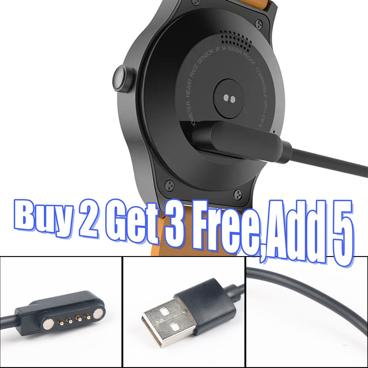 Universal 4Pin Magnetic Charging Kabel USB Ladegerät Kabel Für Smart Uhr DataLine_voghion.com