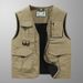 Schnelltrocknende Weste mit mehreren Taschen für Herren – Ärmellose Jacke zum Wandern und Angeln im Freien (M-6XL, leicht und atmungsaktiv)_voghion.com