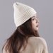 Cappello da donna lavorato a maglia caldo, dolce e carino, stile coreano, autunno inverno, all'ingrosso_voghion.com