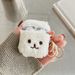 Plush teddy bear suitable 3 cases, 2nd airpods Bluetooth, 3rd generation Pro headphone cover, protective case for women_voghion.com