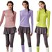 Running Set For Women, Autumn And Winter Style, Morning Jogging Workout, Badminton Sportswear, Quick-Dry Cycling_voghion.com