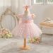 Commerce extérieur nouvelle robe de princesse douce, robe longue papillon élégante, robe pour enfants, robe de performance confortable, robe de princesse_voghion.com
