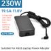 Adaptador de energia de 230 W adequado para laptops ASUS, carregador de 19,5 V e 11,8 A com 6,0 x 3,7 mm compatível com laptops gamers ASUS ROG Strix/Scar/Zephyrus_voghion.com