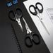 Stainless steel office scissors student handmade stationery scissors home Children diy scissors art small scissors wholesale_voghion.com