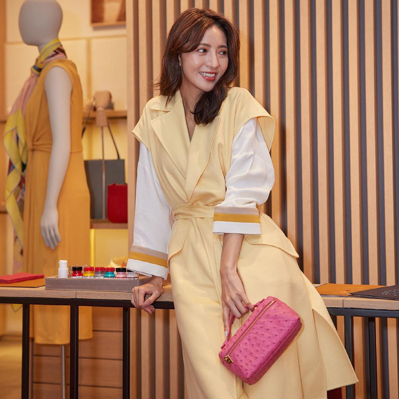 LP lunch box bag women's ostrich pattern genuine leather 2024 new   versatile and simple one shoulder_voghion.com