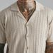 Men's Clothing men's knitted button short sleeved shirt Summer men's breathable short sleeved shirt wholesale_voghion.com