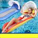 Pool & Accessories Inflatable Floating Lounge Chair With Canopy Foldable Sunbed For Pool Lake_voghion.com