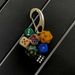 Creative Lucky Dice String Niche Handmade Personality Keychain Versatile Fashion Bag Pendant Design Cute Accessories_voghion.com