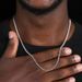 Titanium Non-Fading Snake Bone Men's Necklace Hip Hop Cuban Stainless Steel Sweater Clavicle Chain_voghion.com