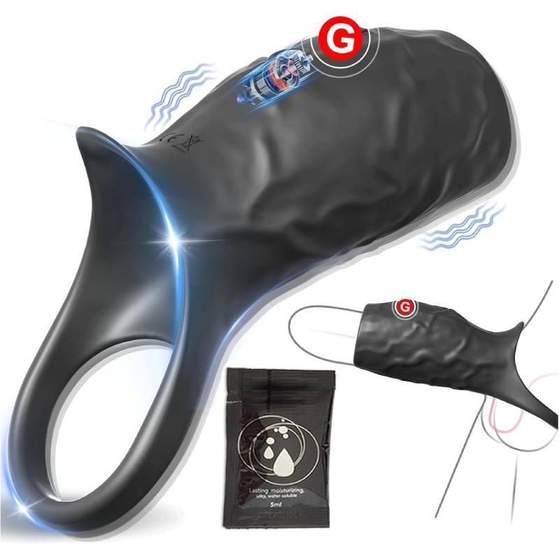 Lock Sperm Ring Penis Exerciser For Men To Prevent Ejaculation Wolf War Vibration Ring For Men And Women To Share With Couples For Flirting_voghion.com