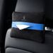 Fleece Hanging Multi-Functional Sun Visor Holder Creative Car Tissue Box_voghion.com