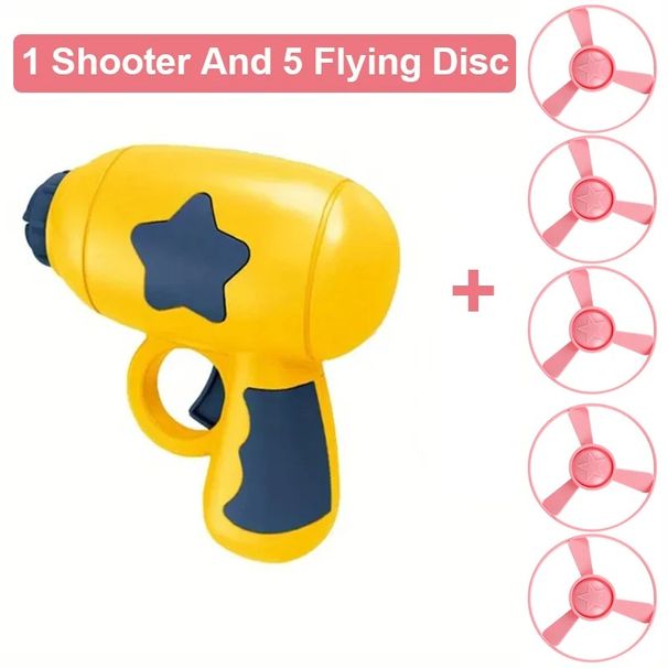 Funny Cat Toy Interactive Launch Pet Training Toy For Kitten Mini Flying Disc Shooting Gun Chasing Games Cat Toys Pet Supplies_voghion.com