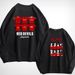 Football Red Devils Long Sleeved Round Neck Hoodie With Unisex Printed Autumn And Winter Loose Fitting Clothing_voghion.com