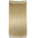 TOPREETY Fibre synthétique résistante à la chaleur 120 g Raides 5 clips sur clips dans les extensions de cheveux 5006_voghion.com
