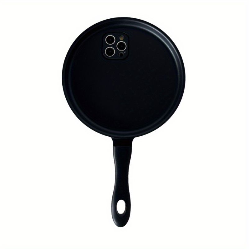 Funny Pan-shaped Phone Case  For Phone15 14 13 12 11 Plus Pro Promax_voghion.com