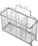 3-Section Cutlery Holder - Rustproof Drying Rack_voghion.com