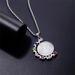 hot round diamond necklace pendant new stainless steel necklace factory_voghion.com