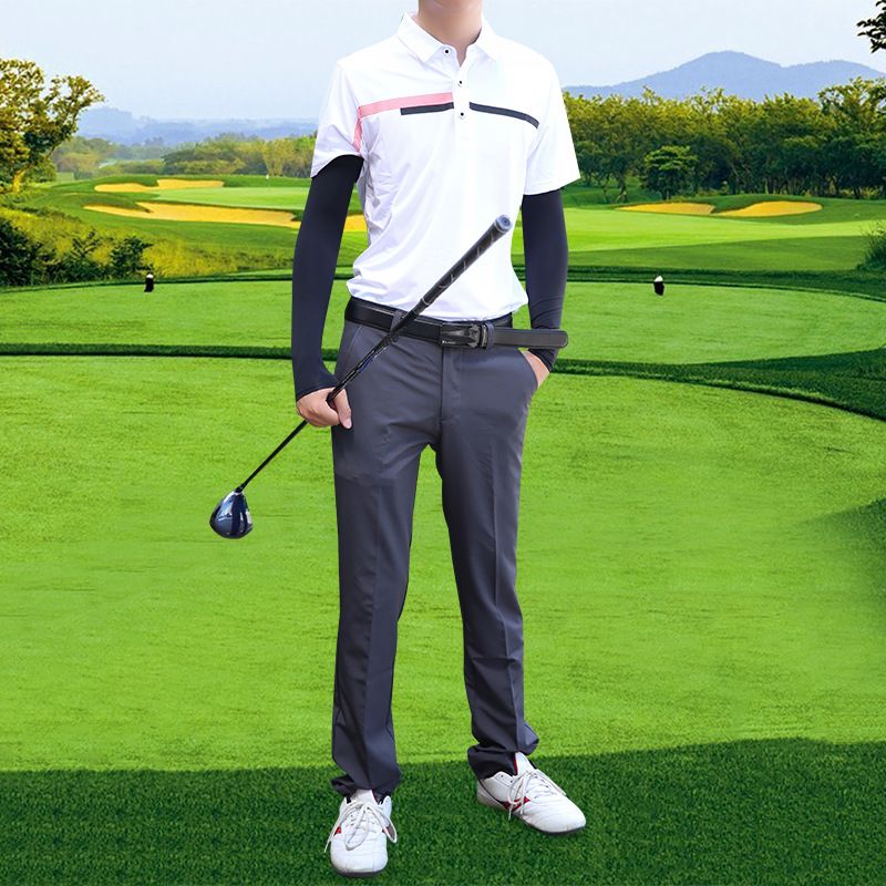 Golfbekleidung Schnelltrocknendes T-Shirt Kurzarm Turn-Down-Kragen Sport-Poloshirt Herren 2025 Neu Sommer_voghion.com