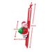 2024 Santa Claus Doll Climbing Ladder With Music Christmas Tree Ornaments Decorations For Home 2023 Navidad New Year Kid_voghion.com