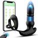 APP Rechargeable Telescopic Vibrating Prostate Massager Wireless Remote Control Back Court G-Spot Anal Plug Adult Sex_voghion.com