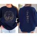 Sweatshirt - City Of Starlight Print, Cozy Oversized Pullover, Soft Polyester Blend, Unisex Casual Long Sleeve Top_voghion.com