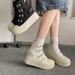 Ankle Boots Denim Canvas Shoes Women's 2025 New_voghion.com