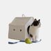 Korean Solid Color All-Season Cat Dog Sleep Detachable Washable Tent Semi-Enclosed Pet House_voghion.com