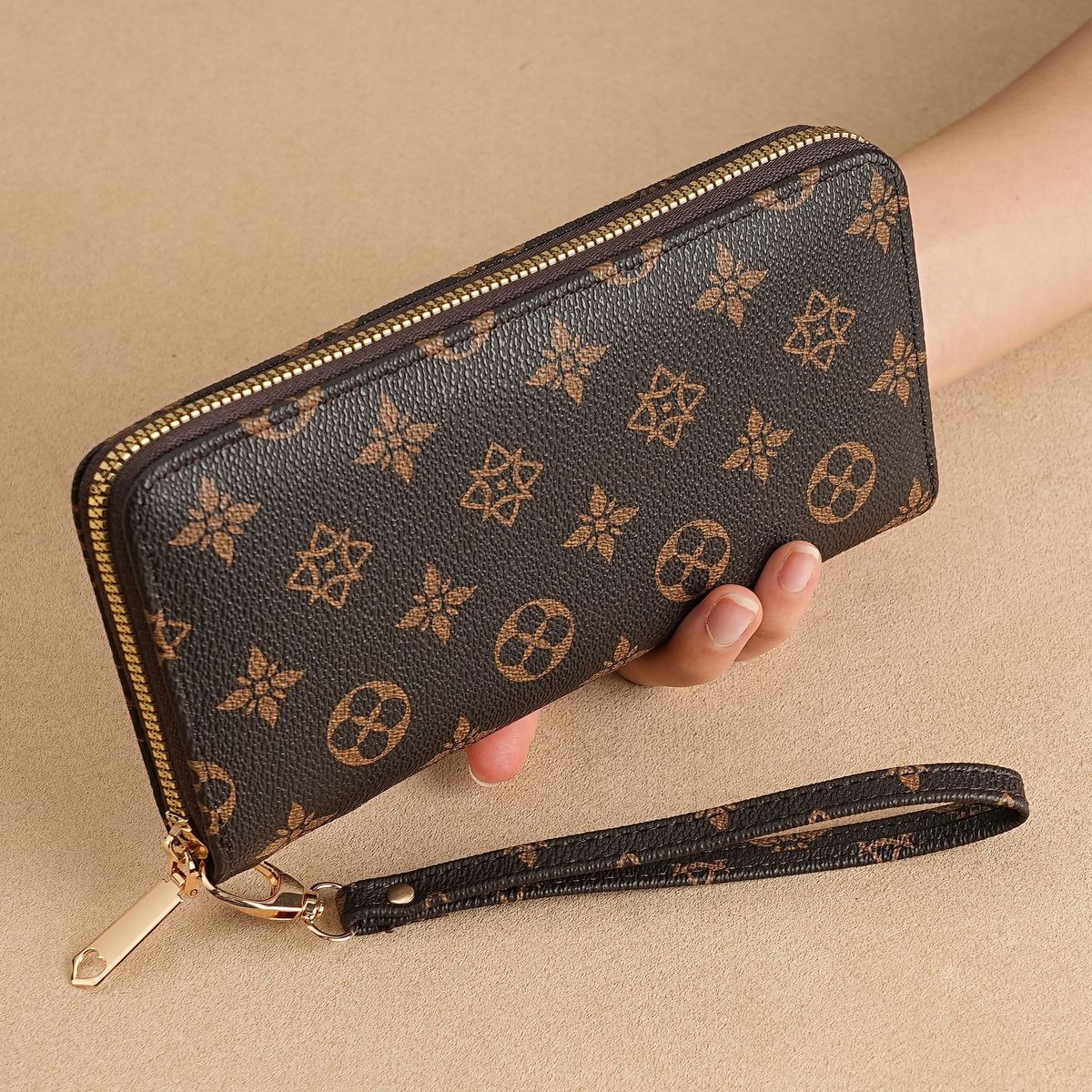 Geldbörse, Brieftasche, Clutch, lange Clutch, multifunktional, große Kapazität, modisch, Presbyopie, Handytasche, Münzgeldbörse, Geldbörse, Brieftasche_voghion.com