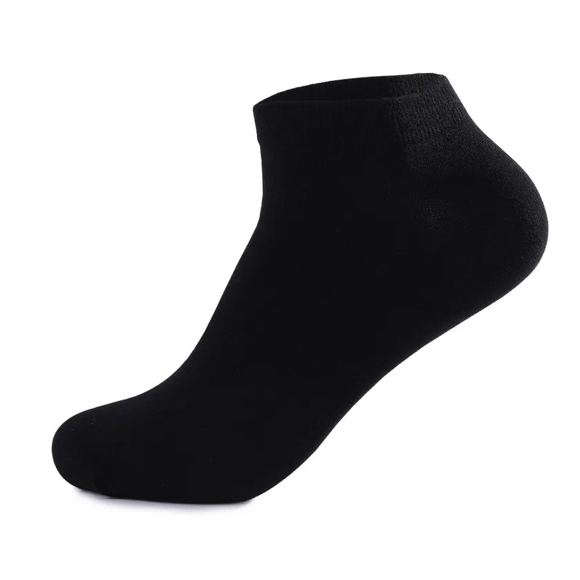 2025e Men's Plus Spring Summer Full Cotton Running Sports Tube Large Size Short Socks_voghion.com