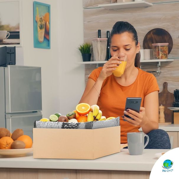 Insulated Box Liners Pack of 10 Thermal Box Liners 12 x 12 x 5.5 Box Size; Metalized Cold Shipping Boxes with Gusseted Bottom 12 x 12 x 5 1/2 for Froz_voghion.com