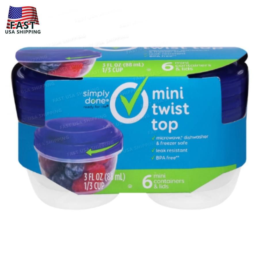 3 Fluid And Containers Done Twist Top Simply Lids Ounce Mini_voghion.com