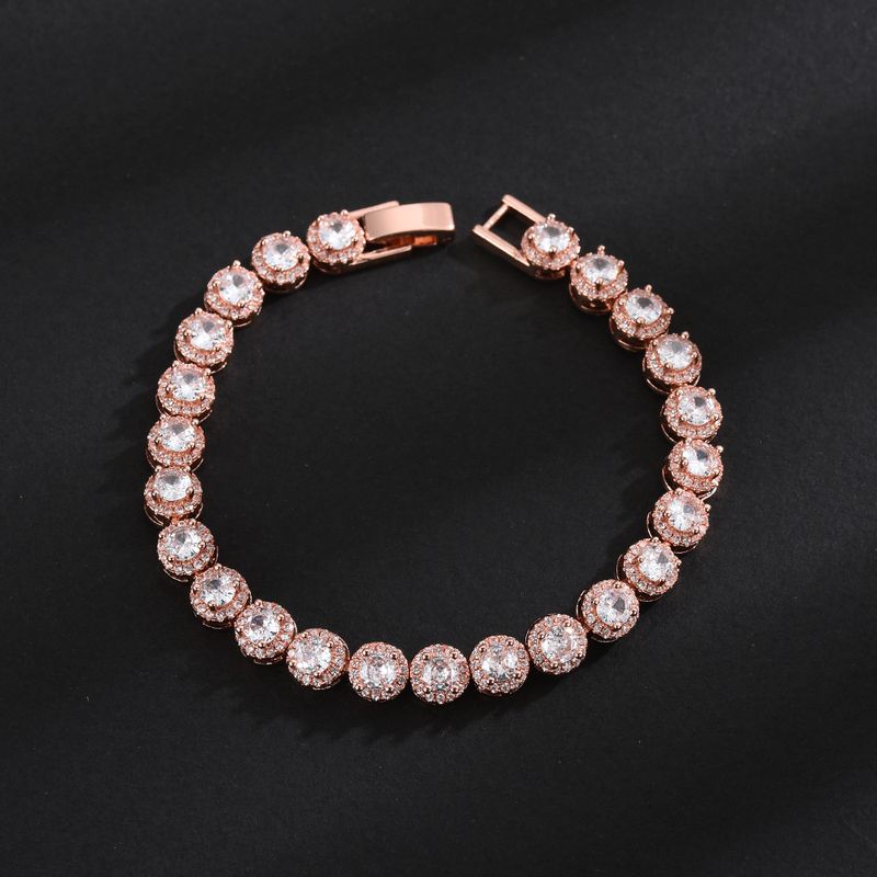 Vergoldetes Smaragd-Tennisarmband für Männer im Hip-Hop-Stil, Unisex-Persönlichkeit, High-End-Volldiamant-Zirkon_voghion.com