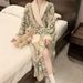 nightgown Women's Autumn And Winter Thickened Loose And Comfortable High-end Women's Bathrobe_voghion.com