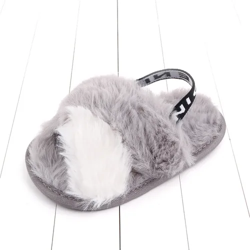 Nya håriga coola tofflor, mjuka promenadskor, babyskor 2702_voghion.com