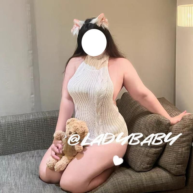 Sexy Intimates Plus Size Herfst en Winter Uitgeholde Trui Dikke Mm 100.00kg Draagbare Schede Jumpsuit Japanse Stijl_voghion.com