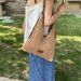 Borsa a tracolla versatile da spiaggia, da donna, per le vacanze, in paglia, di grande capacità, alla moda e alla moda_voghion.com