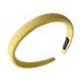 Simple Yellow Fabric Women's Summer Outdoor Hundred High Crown Headband High-end Netflix_voghion.com