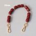 Fashionable Personality Beaded Handmade Color-Block Resin Bag Handheld Acrylic Bead Decorative Chain_voghion.com