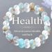 1 Piece Aura Quartz And Ocean Sediment Beaded Bracelet - Unisex - Homeopathic Crystal Jewelry - Brings Abundance - Prosperity_voghion.com