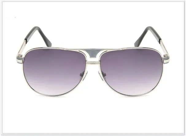 2020 Markendesign Sonnebrëller Fraen Männer Gud Qualitéit Moud Metall Iwwerdimensional Sonnebrëller Vintage Fra Männer UV400_voghion.com