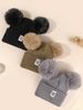 3pieces Baby Winter Hat Warm Toddler Beanies Cute Pompom Kid Hats Knit Infant Beanie Baby Snow Hats For Baby Boy_voghion.com